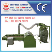 Machine d&#39;ouverture de fibre de Polyster de rendement élevé de Hfk-2000 avec la machine à emballer